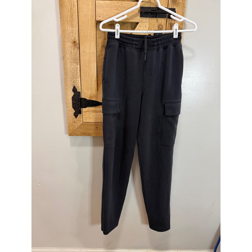 Lululemon City Sweat Cargo Pants Black Mens XS Joggers Tapered Sweatpants